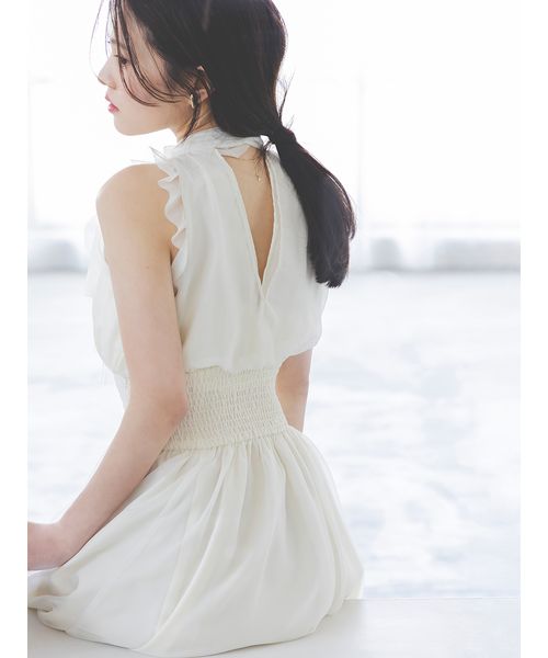 バックリボンシフォンワンピース(508125334)｜阪急百貨店公式通販