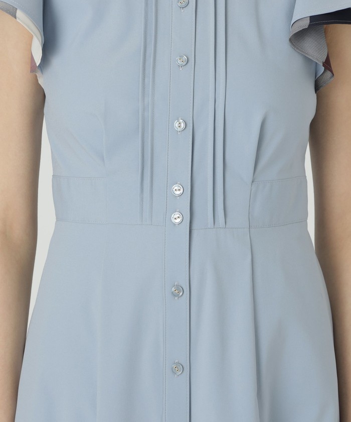Donna Karan ストラップレスタフタドレスワンピース 一部店舗限定】シルキータフタシャツドレス(507944688)｜阪急