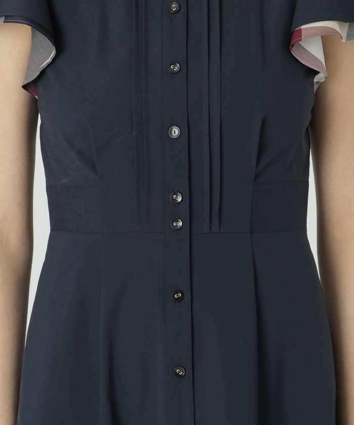 Donna Karan ストラップレスタフタドレスワンピース 一部店舗限定】シルキータフタシャツドレス(507944688)｜阪急
