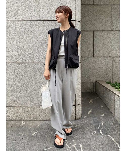 Mila owen ドロストユーティリティベスト　完売商品 Mila Owen｜ドロストユーティリティベスト | Rakuten Fashion