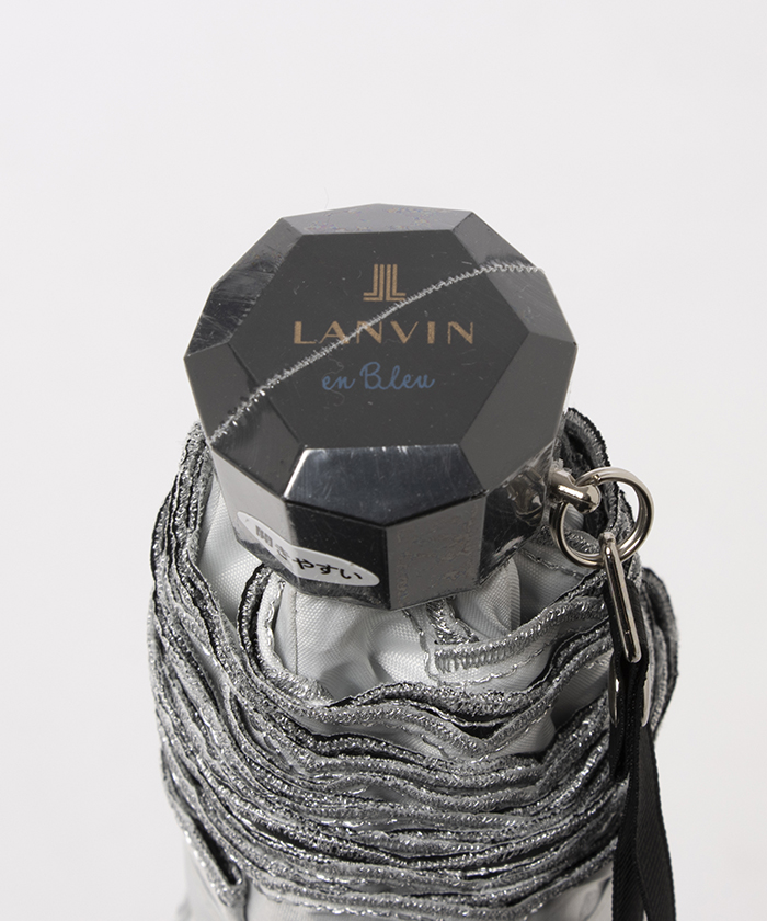 LANVIN en Bleu ランバンオンブルー 晴雨兼用日傘 折りたたみ傘 フ
