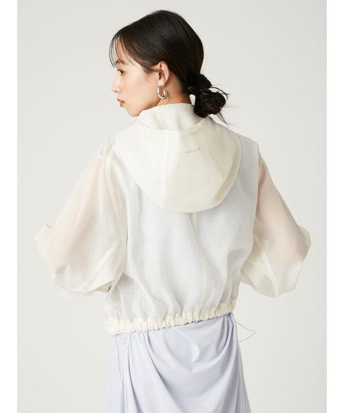PUMA】シアーオーガンジーショートブルゾン(508144494)｜阪急