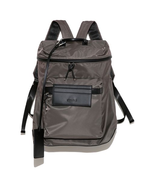美品【emmi atelier】 eco 撥水ベーシックバックパック　エミ emmi atelier】eco 撥水ベーシックバックパック(バックパック