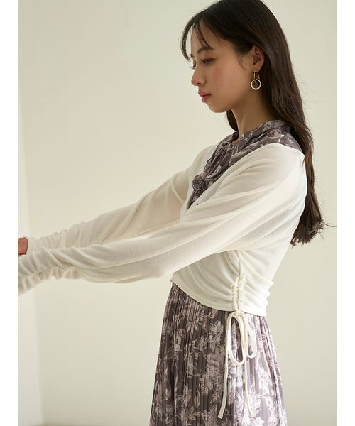 UVカットボレロ　ブラウン UVカット 強撚コットン ボレロ ボタン付き | 無印良品