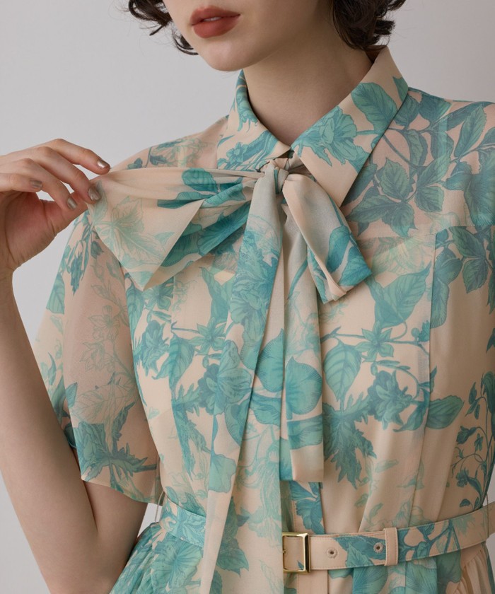 シャドーフラワープリントワンピース(508115328)｜阪急百貨店公式通販