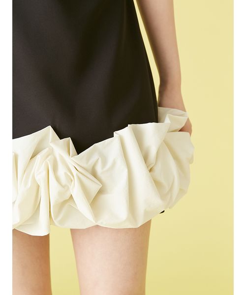 LILY BROWN バブルヘムストレッチミニワンピース LILY BROWN｜バブルヘムストレッチミニワンピース | Rakuten