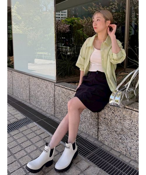 【emmi・Barbour】サイドゴアレインブーツ emmi×Barbour】サイドゴアレインブーツ（レインシューズ）｜emmi