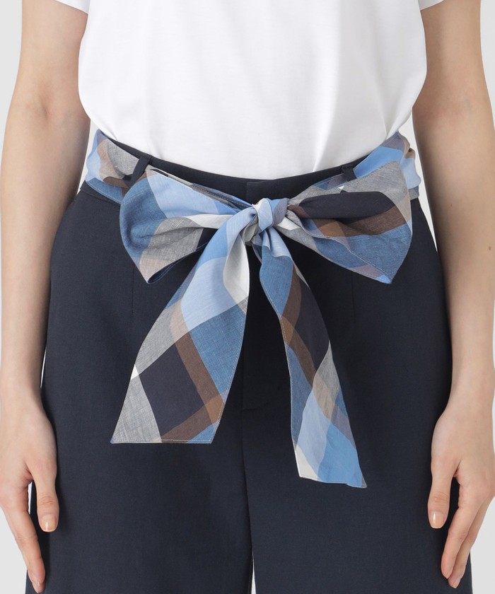 BLUE LABEL CRESTBRIDGE ドライオックスワイドパンツ BLUE LABEL CRESTBRIDGE（ブルーレーベルクレストブリッジ）の
