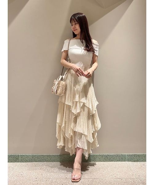 スクエアヘムティアードスカート(508171461)｜阪急百貨店公式