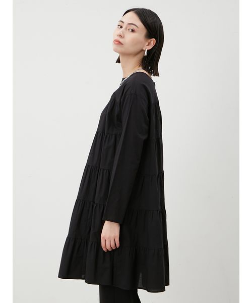 &bearです★2WAYストレッチバンピー チュニックブラウス L】2WAYストレッチバンピー チュニックブラウス(トップス)｜TO