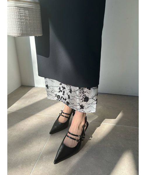 snidel ダブルストラップミュール ダブルストラップミュール(サンダル)｜シューズ｜SNIDEL