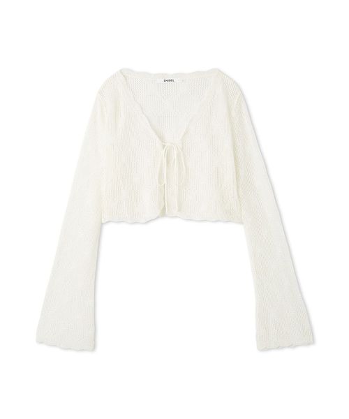クロップドフリルカーディガン(508125403)｜阪急百貨店公式通販