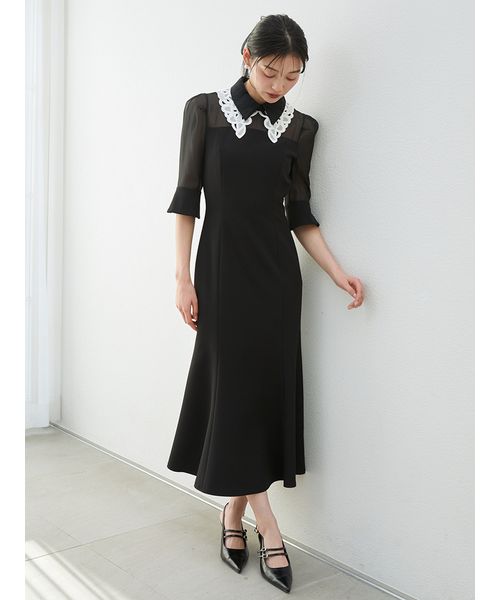 ダブルカラーマーメイドドレス(508182327)｜阪急百貨店公式通販サイト