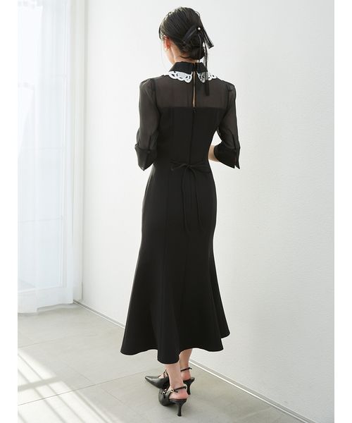 ダブルカラーマーメイドドレス(508182327)｜阪急百貨店公式通販サイト