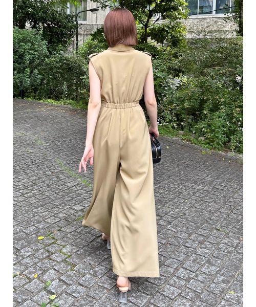 SNIDEL トレンチディテールオールインワン SNIDEL｜トレンチディテールオールインワン | Rakuten Fashion