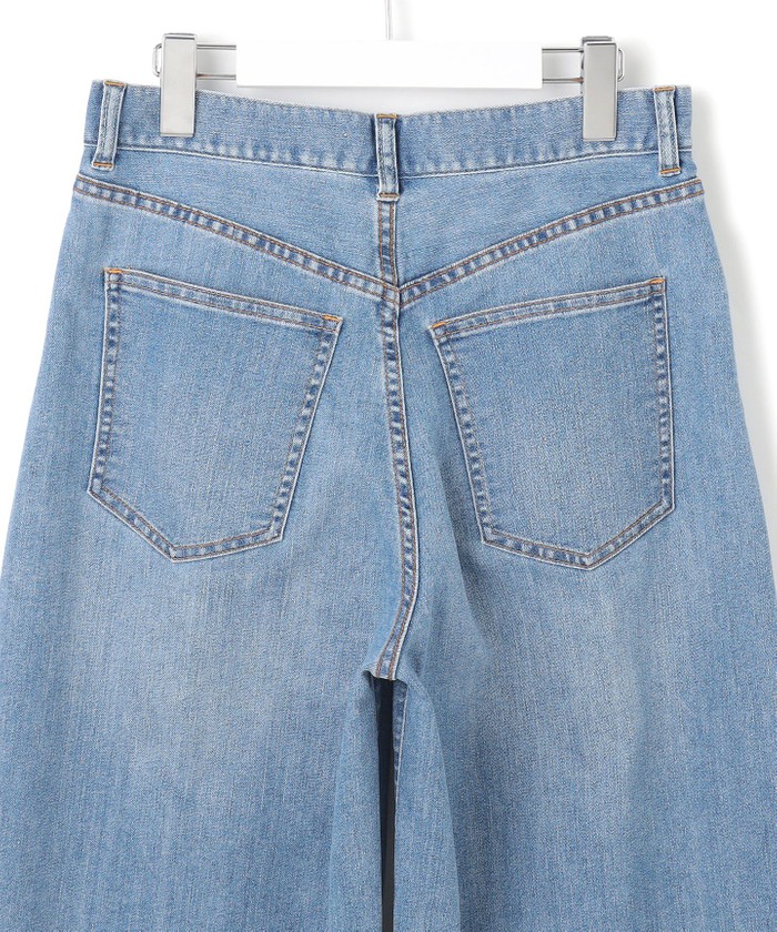 Oggi6月号掲載/接触冷感】23区DENIM サマー タック ワイド