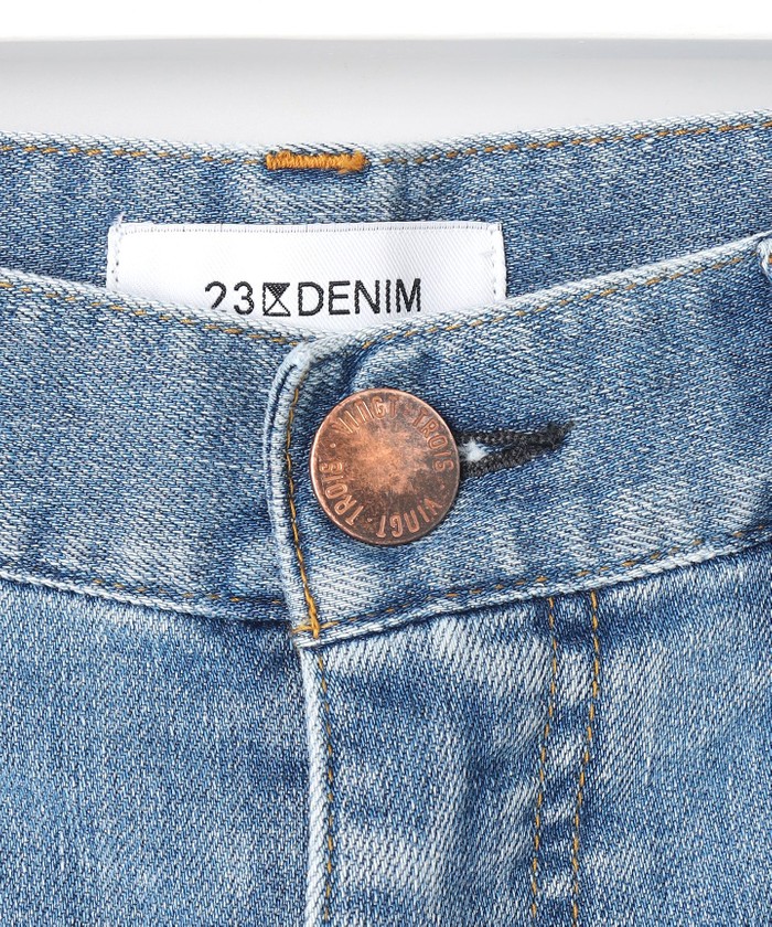 ２３区DENIM新品✨️今季　サマータックワイドパンツ２３区デニムiCBダントン Oggi6月号掲載/接触冷感】23区DENIM サマー タック ワイド パンツ