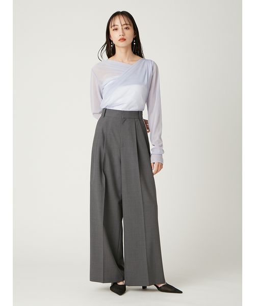 FRAY I.D シアードレープカットソー　PNK フレイアイディー FRAY I.D 2025 Summer Collection 🫧 #シアードレープカットソー
