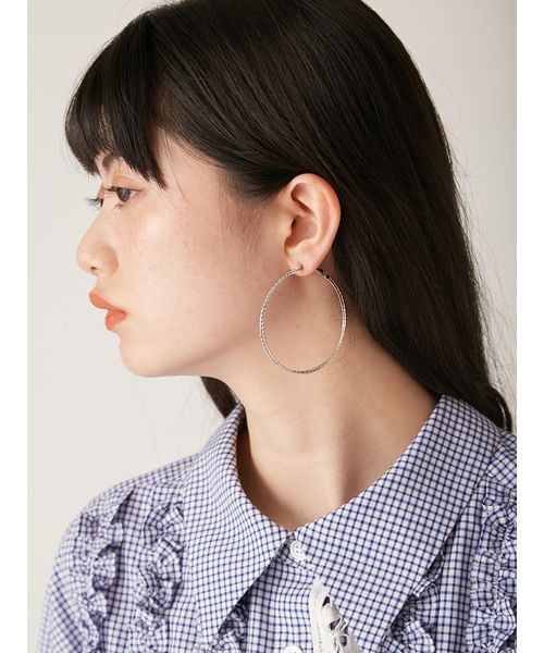 即発/ギフト最適☆Hurleyburley☆リーフ フープ ピアス☆ 即発/ギフト最適☆Hurleyburley☆ヒンジ付き フープ ピアス☆
