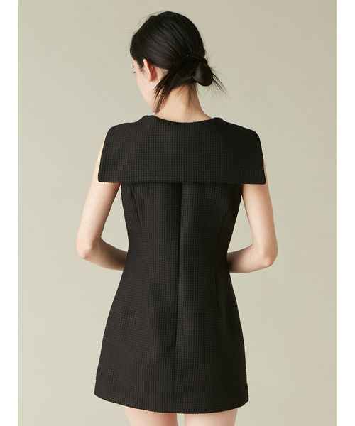 L.B CANDY STOCK]セーラーカラービジューミニワンピース