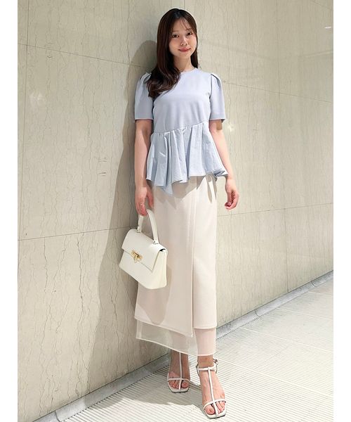 【美品】SNIDEL ペプラムカットソー ペプラムカットソー(508171452)｜阪急百貨店公式通販サイト｜阪急