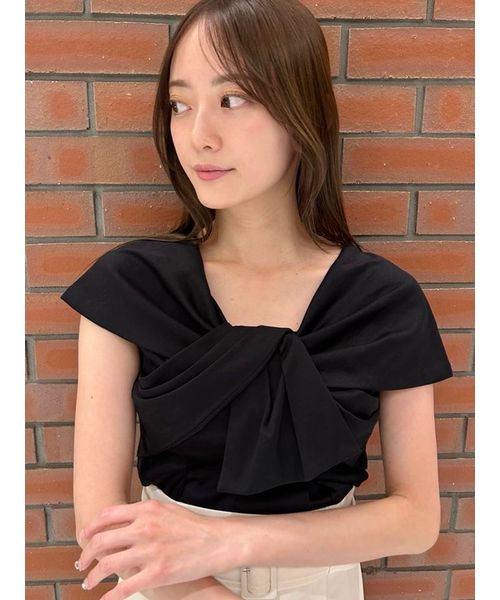 【新品】リボンモチーフカットソー リボンモチーフカットソー（カットソー/Tシャツ）｜CELFORD