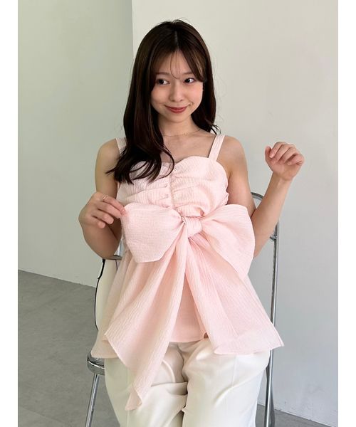 FRAY I.D 2wayリボントップス 2wayリボントップス(カットソー)｜トップス｜FRAY I.D（フレイ