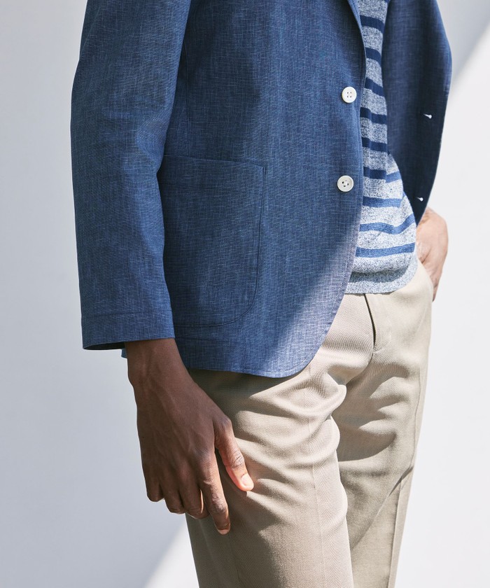 SOLOTEX ストレッチリネンジャケット(508133796)｜HANKYU MEN'S / 阪急