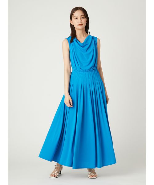 半袖 パフ袖 Vネック ウエストカットアウトワンピース 4080206 Cotton Voile V Neck Dress | Pasand by ne Quittez pas