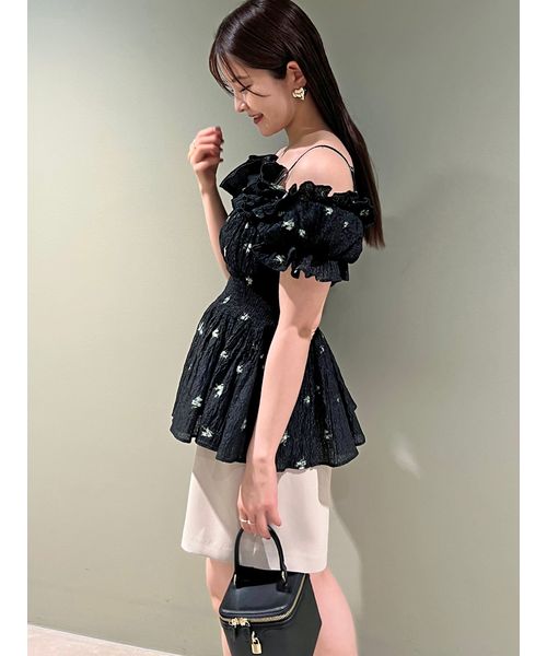 SNIDEL オフショルフリルブラウス オフショルフリルブラウス(508235983)｜阪急百貨店公式通販