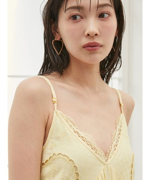 snidel スナ フラワーエンブロイダリーマキシワンピース 25ss SNIDEL - snidel スナ フラワーエンブロイダリーマキシ