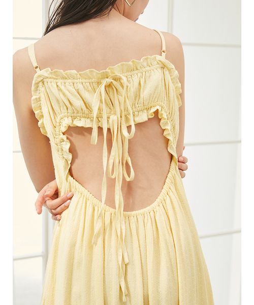 フラワーエンブロイダリーマキシワンピース(508236001)｜阪急