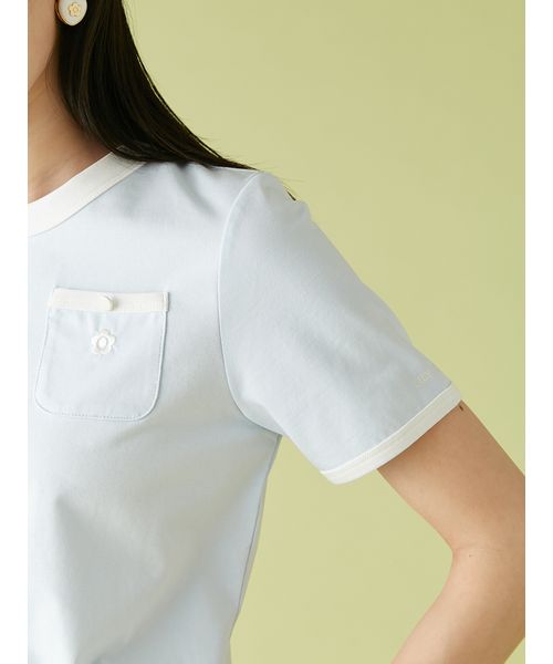 LILY BROWN×MARY QUANT】ポケットリンガーTシャツ(508236996
