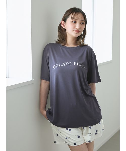 接触冷感】モチーフ4柄ワンポイントTシャツ&ショートパンツ