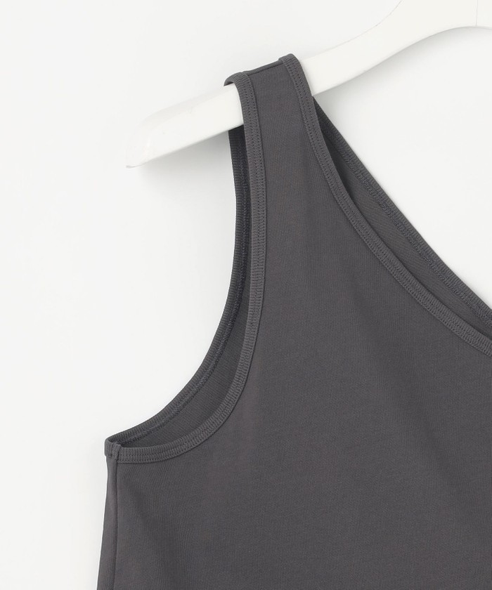 【SLOW/一部店舗限定】ライトツイストコットン レイヤード タンクトップ SLOW/一部店舗限定】ライトツイストコットン レイヤード タンク