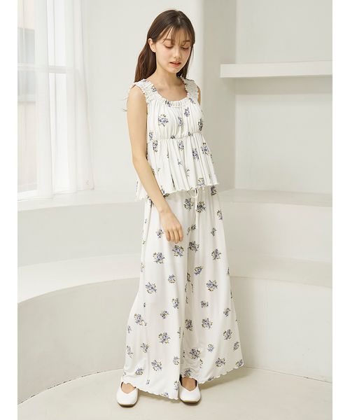 花柄カップインフリルタンクトップ(508201040)｜阪急百貨店公式