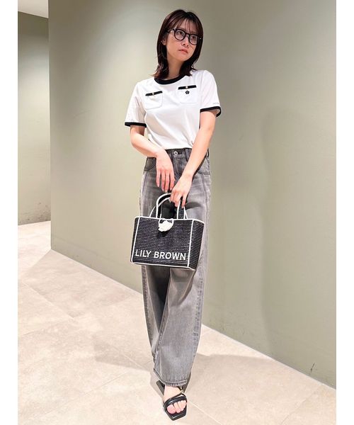 LILY BROWN×MARY QUANT】ポケットリンガーTシャツ(508236996