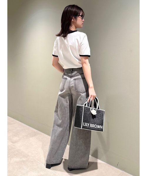 LILY BROWN×MARY QUANT ポケットリンガーTシャツ LILY BROWN×MARY QUANT】ポケットリンガーTシャツ(Tシャツ