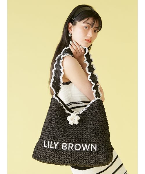 LILY BROWN×MARY QUANT】ペーパーラウンドフリルバッグ