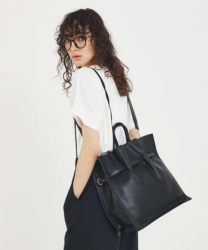 TVドラマ使用商品】Swell/2WAYギャザーオープントートBAG L