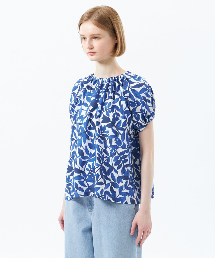 リーフプリントブラウス(508030271)｜阪急百貨店公式通販サイト｜阪急