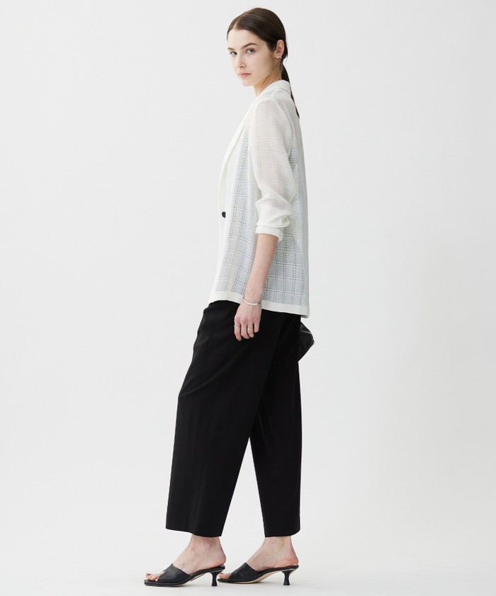 スクエアチェックレノクロス レースジャケット スクエアチェックレノクロス レースジャケット(508280457)｜阪急百貨店