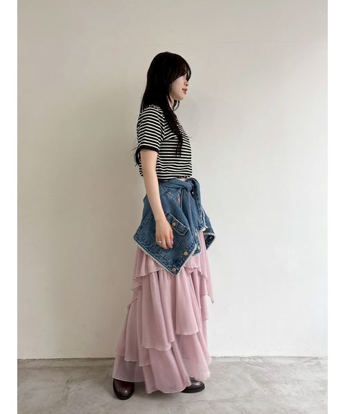 LILY BROWN×MARY QUANT】ポケットリンガーTシャツ(508236996
