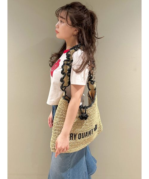 LILY BROWN×MARY QUANT】ペーパーラウンドフリルバッグ