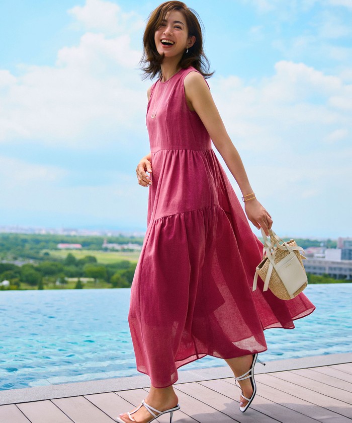 一部店舗限定/接触冷感/洗える】ラミータンブラー ノースリーブ