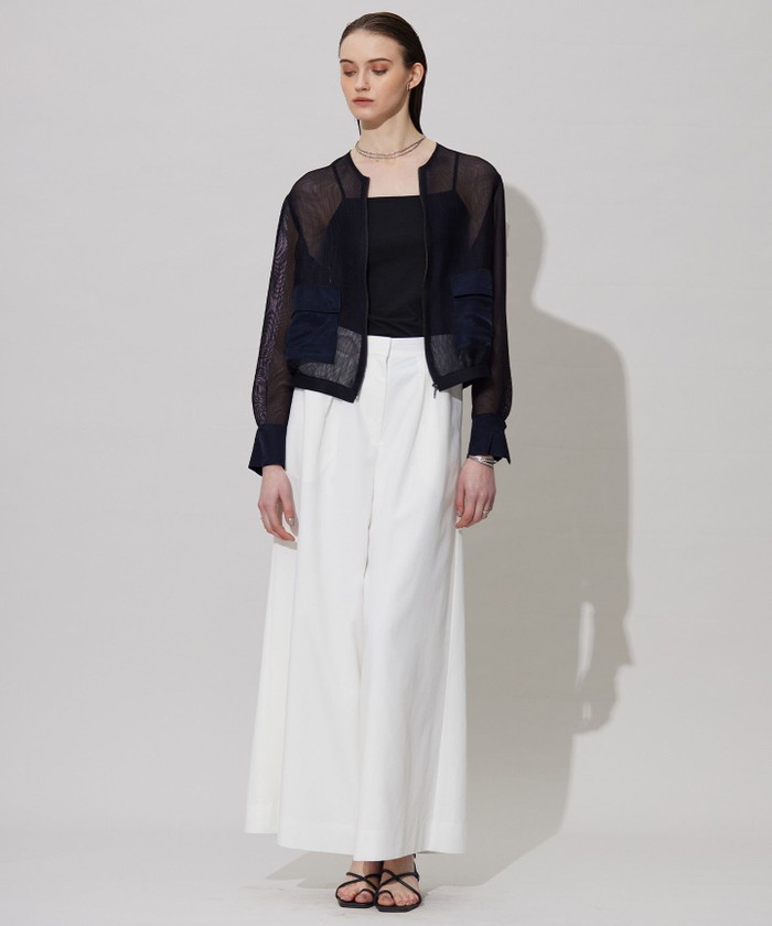 ICB 【洗える】Ta/Peメッシュ ブルゾン 洗える】Ta/Peメッシュ ブルゾン / ICB | ファッション通販