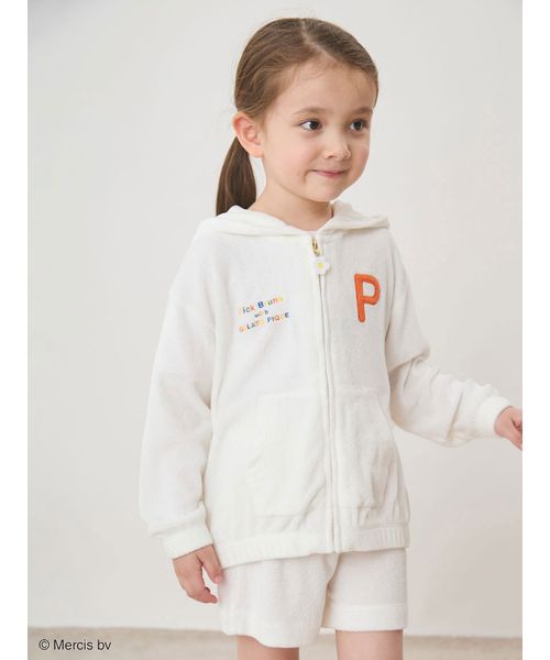 新品未開封 Dick Bruna ベビモコ パーカ&ショートパンツセットホワイト ジェラートピケ gelato pique 【Dick Bruna】ベビモコパーカ