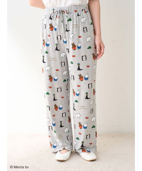 Dick Bruna】【接触冷感】総柄ロングパンツ(508324641)｜阪急百貨店
