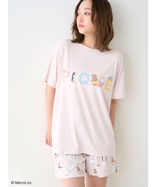 接触冷感 Dick Bruna ワンポイントTシャツ&ロングパンツ Dick Bruna】【接触冷感】ワンポイントTシャツ(508324642)|阪急