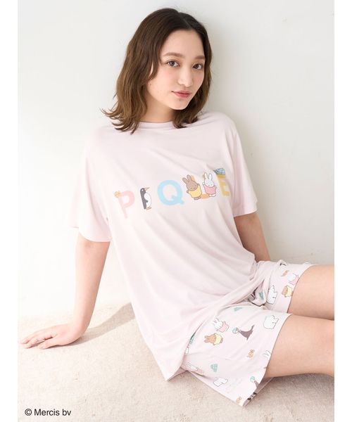 接触冷感　Dick Bruna ワンポイントTシャツ&ロングパンツ Dick Bruna】【接触冷感】ワンポイントTシャツ(508324642)｜阪急